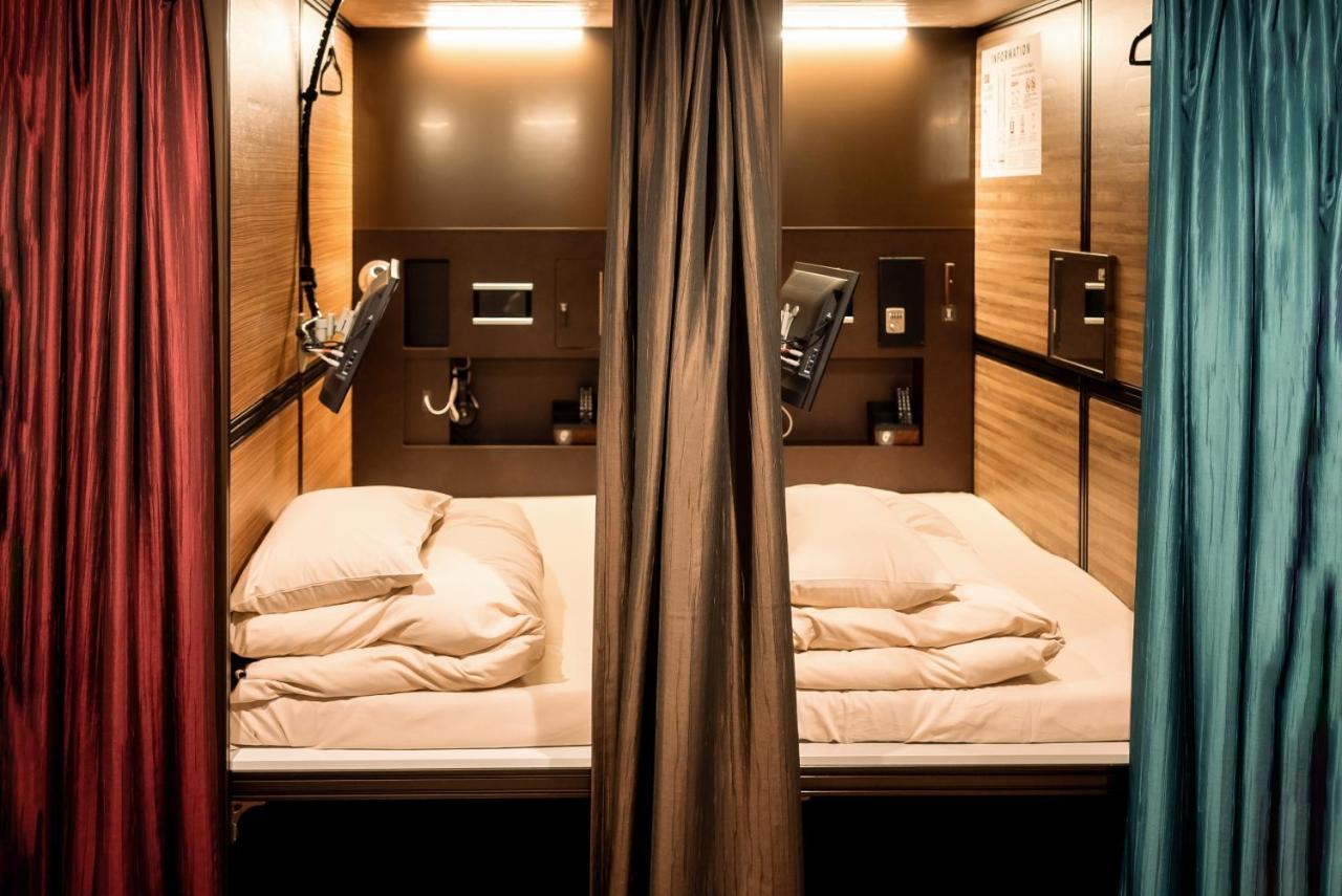 Capsule Hotel Anshin Oyado Premium Nagoya Sakae Exterior foto